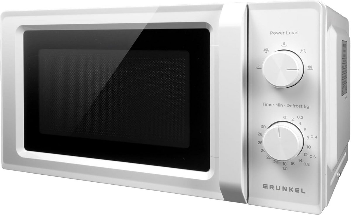 Magnetron 20 Liter 700W met 5 Vermogensstanden en Ontdooifunctie - Compacte Oven
