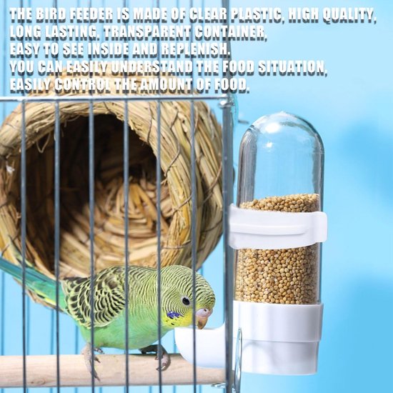 Mangeoire et Abreuvoir Automatiques pour Cages à Oiseaux