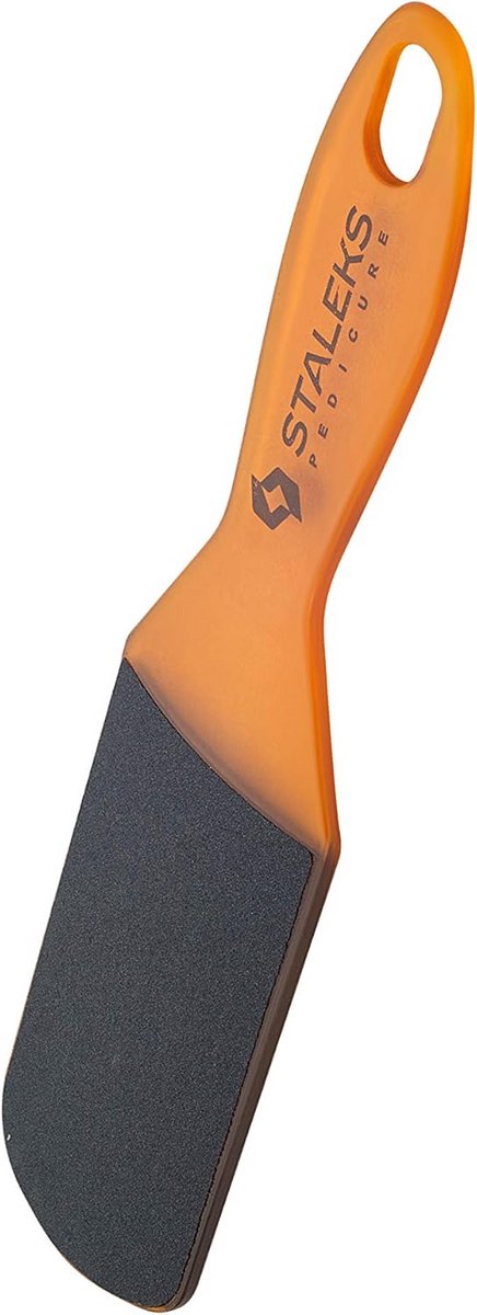 Professionele Dubbelzijdige Naglvijl voor Pedicure - Korrel 100/180 (Oranje)