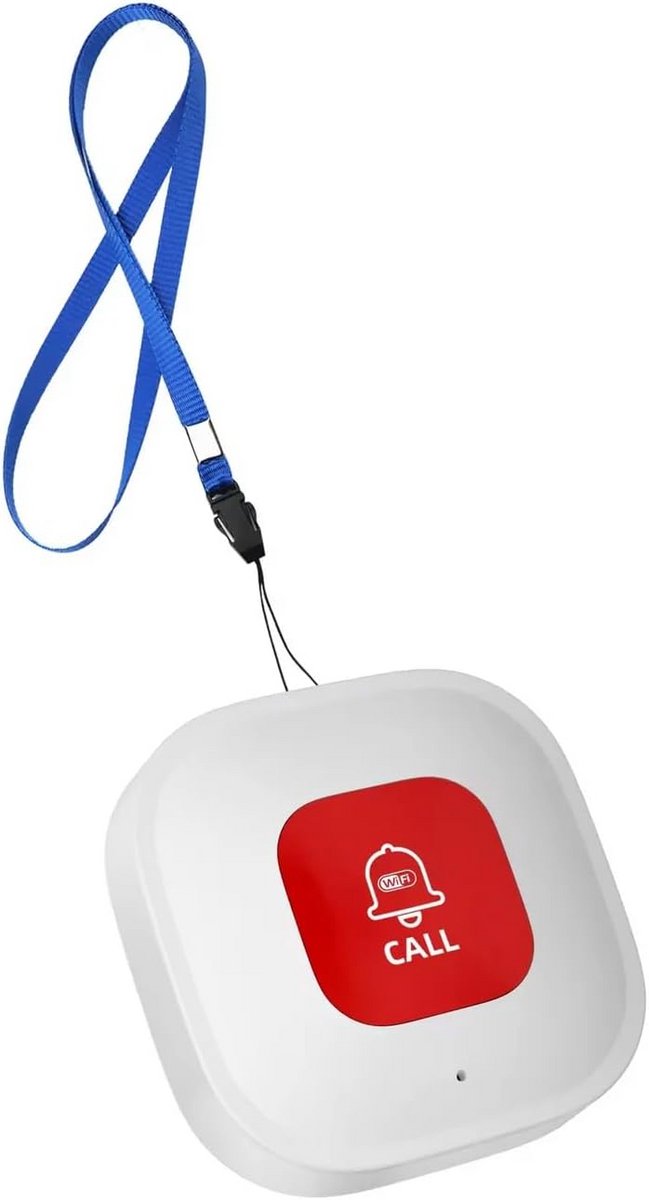 Draadloze WiFi Noodknop en Alarm voor Ouderen en Zorgbehoeftigen