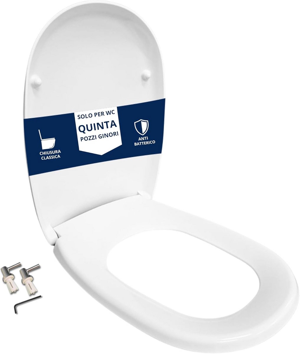Duroplast WC-bril Wit - Perfecte Pasvorm voor Diverse Toiletseries