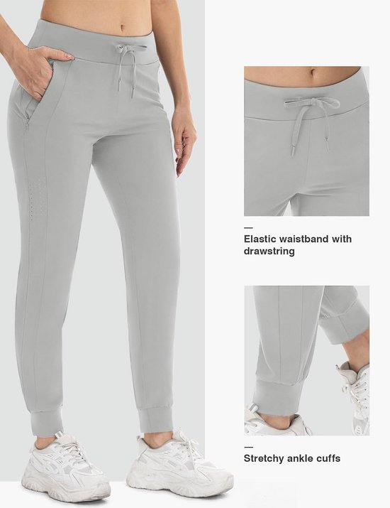 Lichte, Sneldrogende Joggingbroek met Hoge Taille voor Dames — afbeelding 2