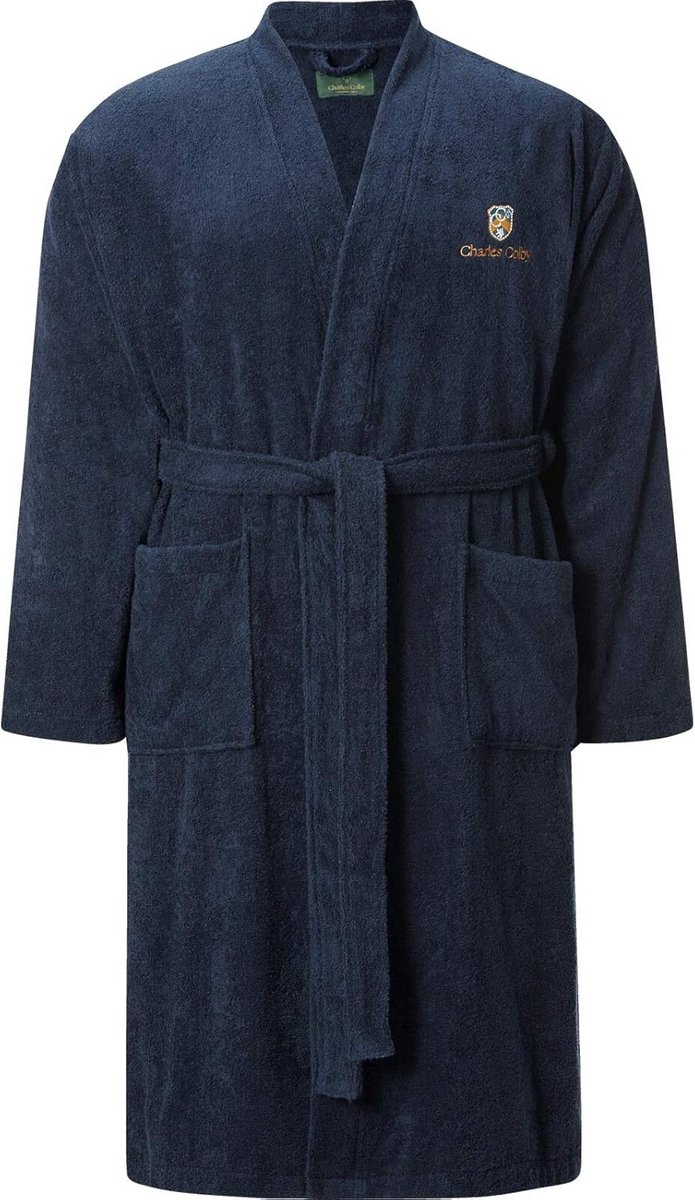Luxe Heren Badjas Katoen - Comfortabel & Grote Maten - Zonder Capuchon