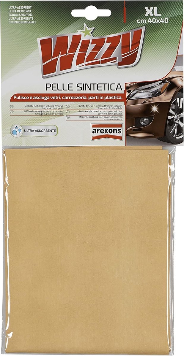 Grote XL Droogdoek Kunstleer - Streeploos & Absorberend voor Auto, Glas en Kunststof