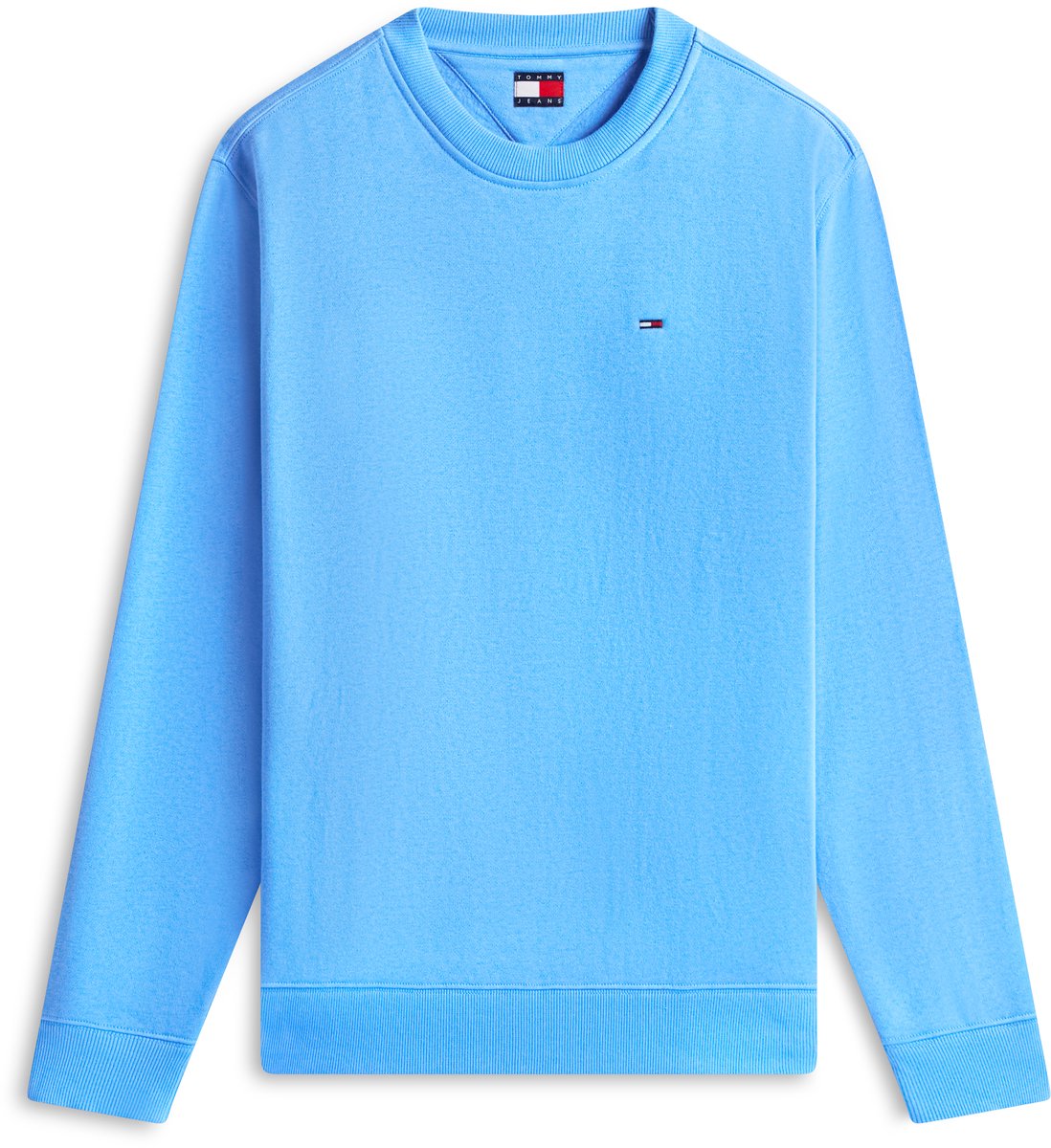 Tommy Jeans Trui Tjm Reg S Flag Crew Ext Dm0dm20741 C38 Twilight Mannen Blauw