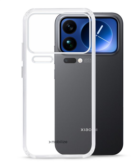 Mobilize Coque Transparente compatible avec Xiaomi 17 Pro Étui de Téléphone Flexible TPU | Mobilize Gelly Case Backcover | Étui de Téléphone Transparent 17 Pro | 17 Pro Case | Back Cover - Transparent