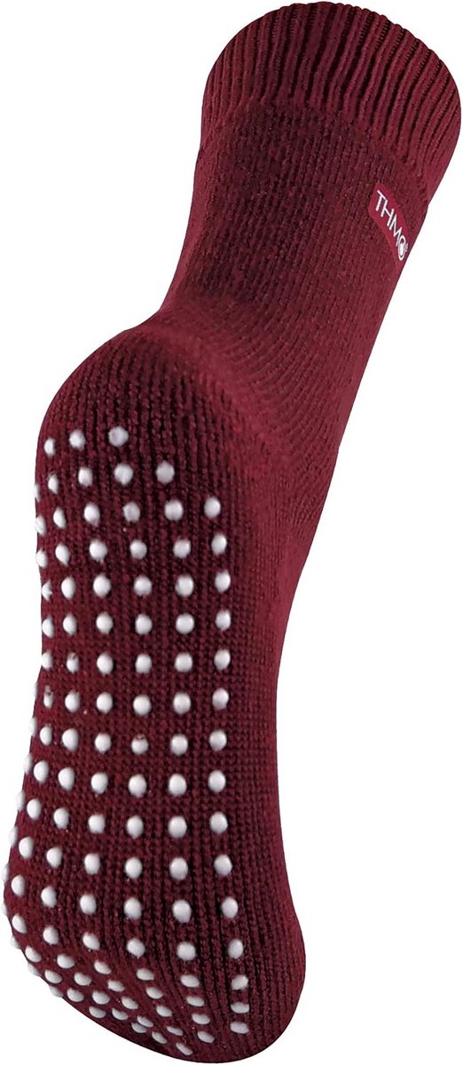 Dikke Thermo Huissokken Dames met Antislip Noppen - Extreem Warme Wintersokken
