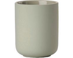 Aardewerk Tandenborstelhouder Keramiek Eucalyptusgroen Badkamer Accessoire