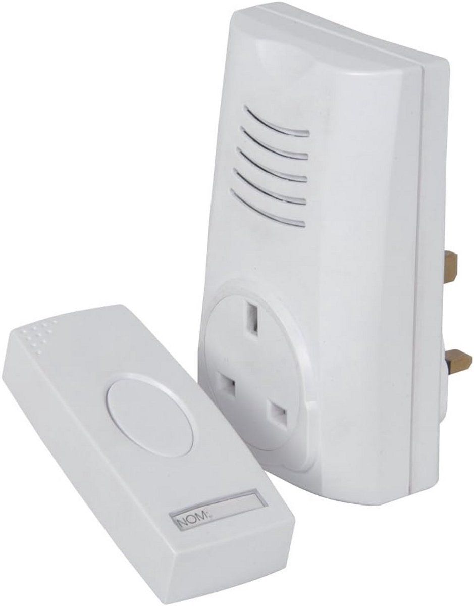 Draadloze Deurbel met Stopcontact - Plug-in Dimbare Ontvanger