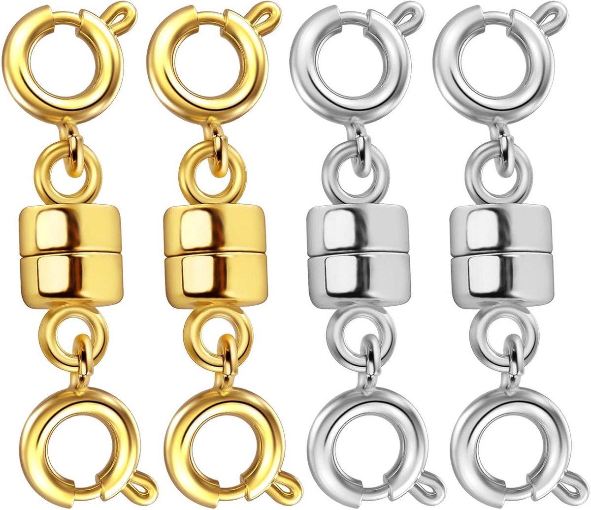Magnetische Kettingverlenger en Armbandverlenger met Dubbele Sluiting
