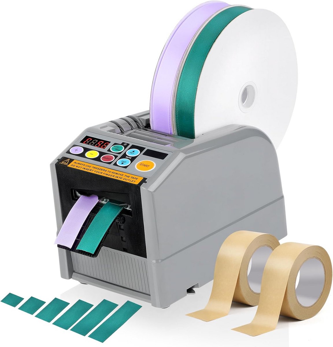 Automatische Lintsnijmachine voor Tapes en Textiel tot 999 mm