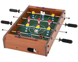 Lupilu Mini Tafelvoetbal - Houten Tafelspel - Voor 2 spelers - Vanaf 5 jaar - Zorgt overal voor speelplezier: ideaal voor kleine ruimtes en voor onderweg