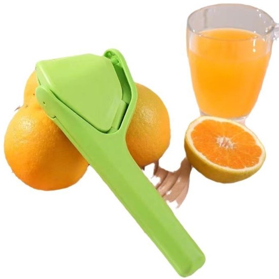 Citruspersen - Citroenpers - Handmatige sinaasappelpers - Sapcentrifuge met hendel voor huishoudelijk gebruik - Afneembare en gemakkelijk te reinigen sapcentrifuge - Geschikt voor citroenen, limoenen, mandarijnen en sinaasappels - Groen van Merkloos — afbeelding 3