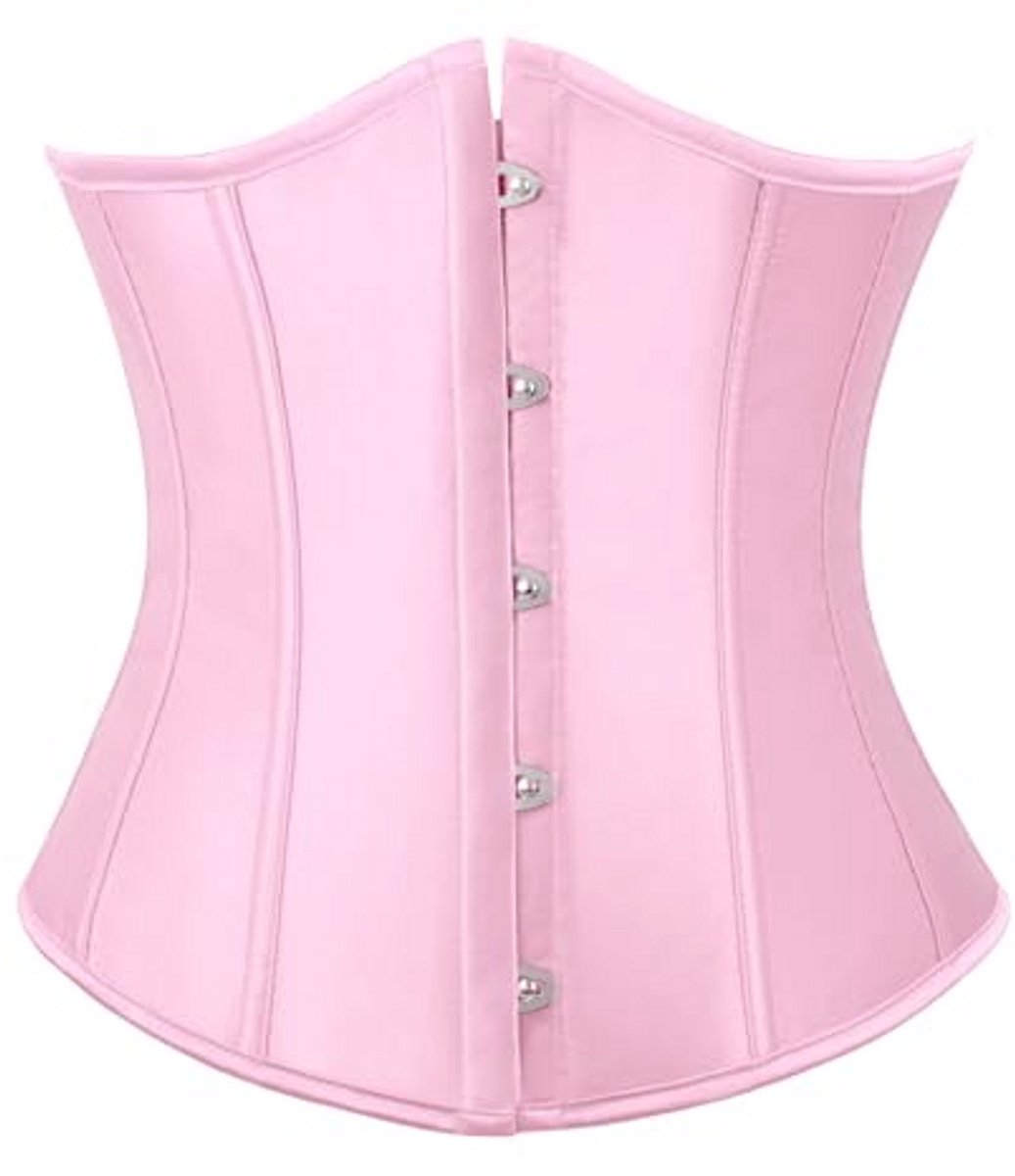 Dames Korset | Bustiers en Onderborstkorset in Satijn en Kant | Waist-Cincher voor Halloween en Carnaval | Maat XS-XXL