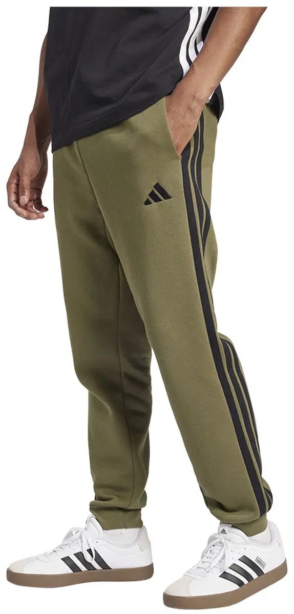 Adidas Essentials 3 Stripes Fleece Joggers 2XL Regular Man Zwart