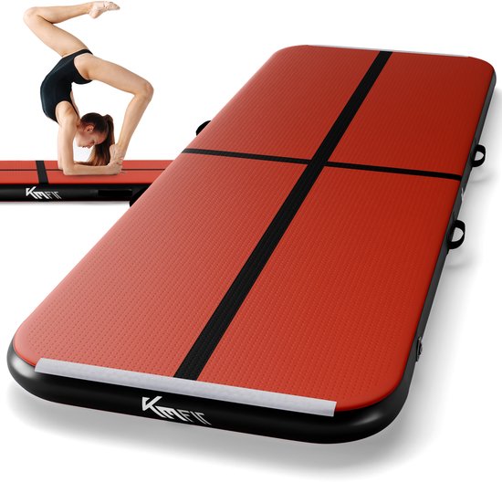 KM-Fit Gymnastiekmat Opblaasbare Airtrack