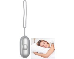 Slaaphulpmiddel – Draagbaar slaaphulpmiddel- voelt ontspannend aan tijdens het slapen- verbetert de lichte slaap en helpt u snel in slaap te vallen (grijs).