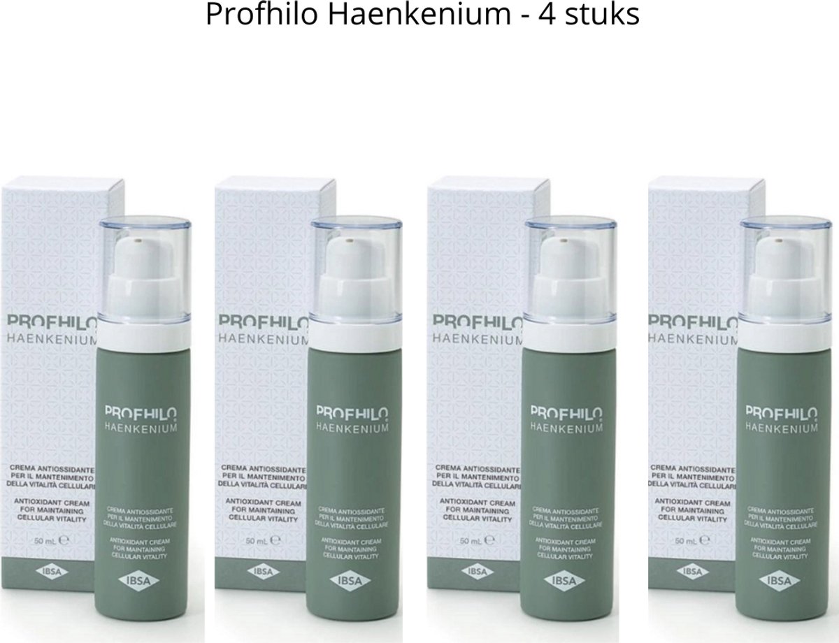 Profhilo Hankenium Serum / Dagcrème - 4 stuks - Hyaluronzuur - Hoge Kwaliteit Huidverzorging - SPF50 - Anti Rimpel Creme - Anti Veroudering Creme - Huisverzorging tegen Rimpels - Acne Dagcreme - Ontstekingsremmende Gezichtscrème