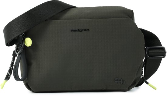 Hedgren Kosho Sac bandoulière femme – Taille moyenne – Déperlant – Black Ink