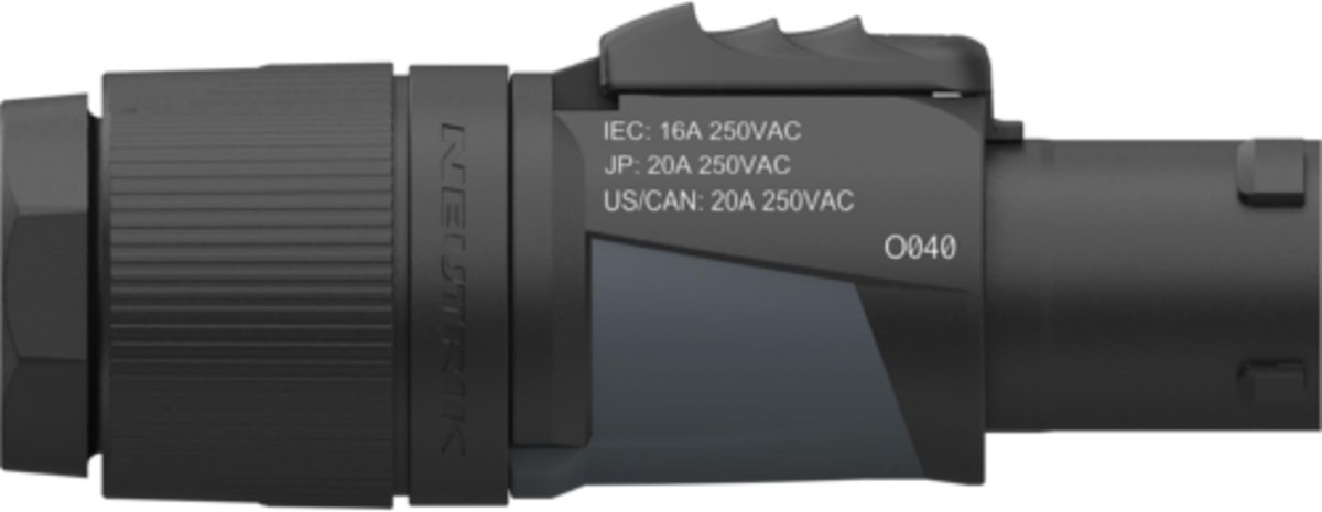 Neutrik NAC3F-TRUE1-S Mains Cable Con. Outlet CBC Top S Stroomconnector female voor powerCON TRUE1