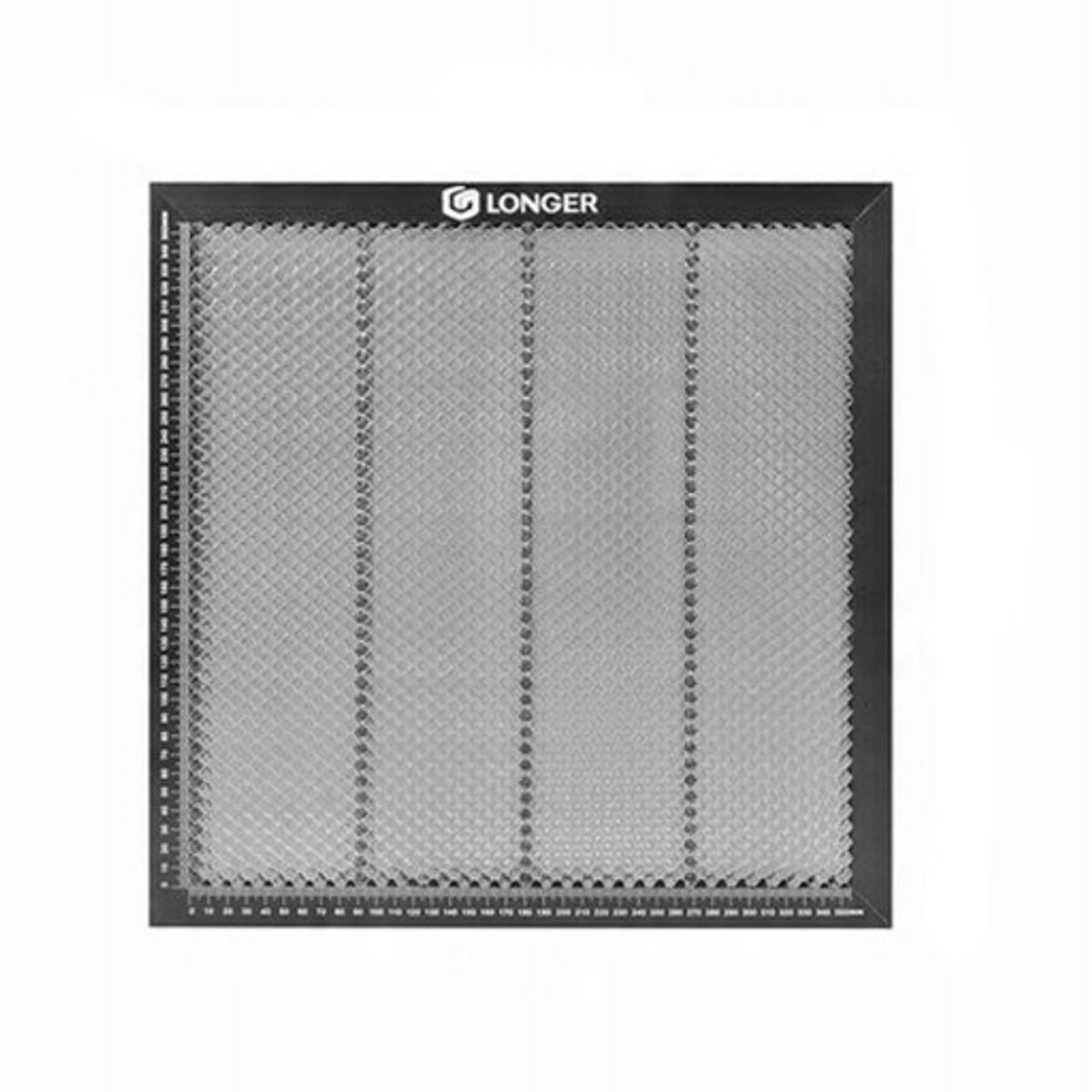 LONGER Honingraat Werkplaat 400×400mm – Laser Graveer Accessoire – Aluminium – Snijbescherming & Snelle Rookafvoer – Voor Hout, Acryl en Leer