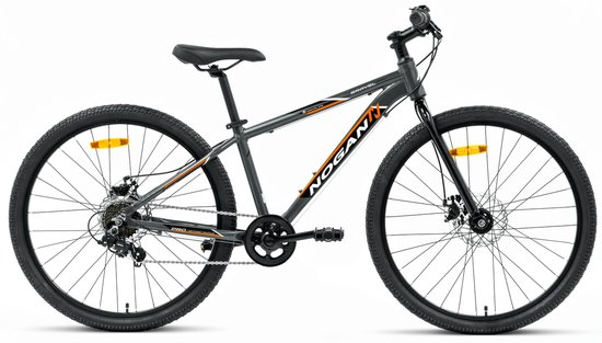 Nogan Gravel PRO - Lichtgewicht Kinderfiets - 26 inch - 7 versnellingen - Grijs