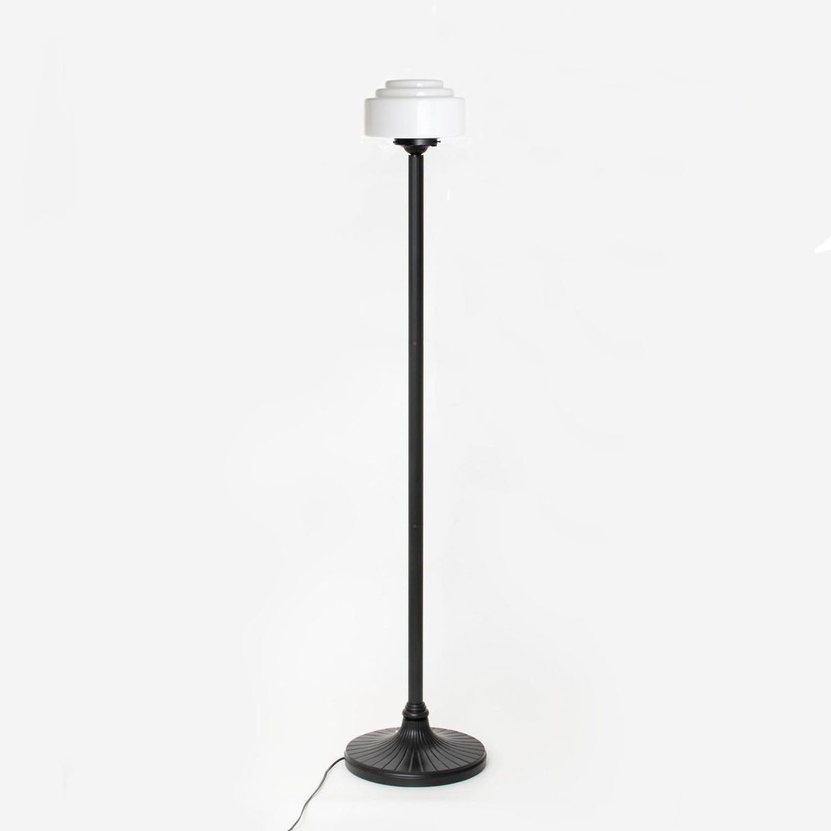 Coloured by Art Vloerlamp Getrapt Ø 20 Moonlight - Art Deco Trade Zwart