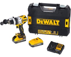 DeWALT DCD1007H2T Accu klop-/schroefboormachine 18V XR 5.0Ah POWERSTACK in TSTAK