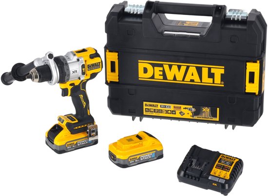 DeWALT DCD1007H2T Accu klop-/schroefboormachine 18V XR 5.0Ah POWERSTACK in TSTAK