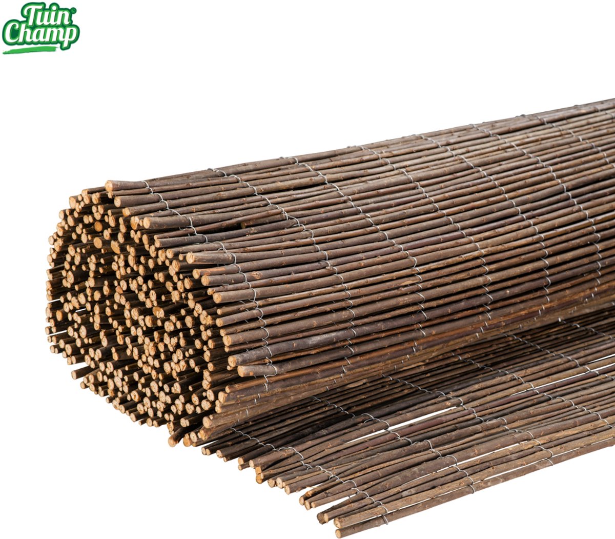 Bol.com TuinChamp Wilgenmat 200 x 500 cm - Wilgenmat op rol - Balkonscherm - Tuinafscheiding natuurlijk hout - Natuurlijke uitst... aanbieding