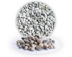 Natuurlijk Siergrind Split 16-32 mm - Milieuvriendelijke Decoratieve Kiezels voor Tuin, Pad en Vijver (10-500 kg)