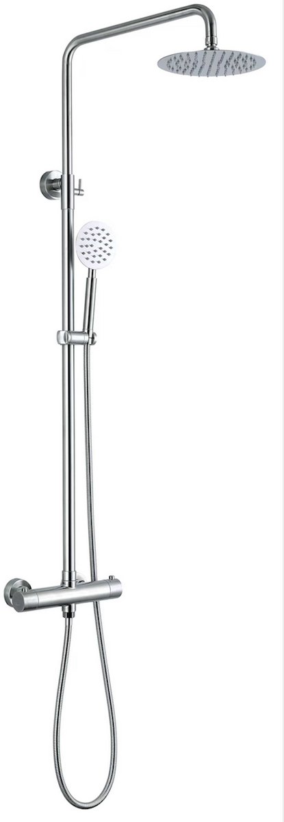 LINEA UNO - Boga - RVS - Thermostaat doucheset opbouw - - 201364