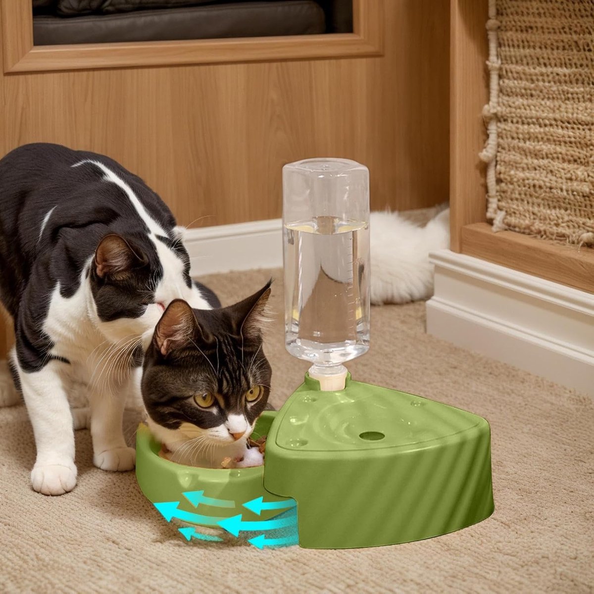 Hondenvoerbak | Met maatbeker en opklapbaar voerbakje - afbeelding 2