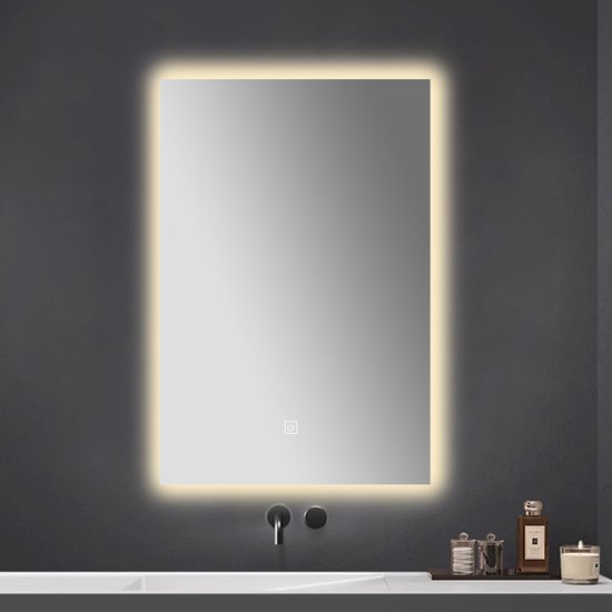 Cloud Irregular LED Badkamerspiegel Met Verlichting - Anti-Condens, Dimbare 3 Kleuren