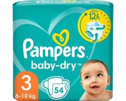 Pampers - Baby Dry - Maat 3 - Megapack - 162 luiers - 6/10KG