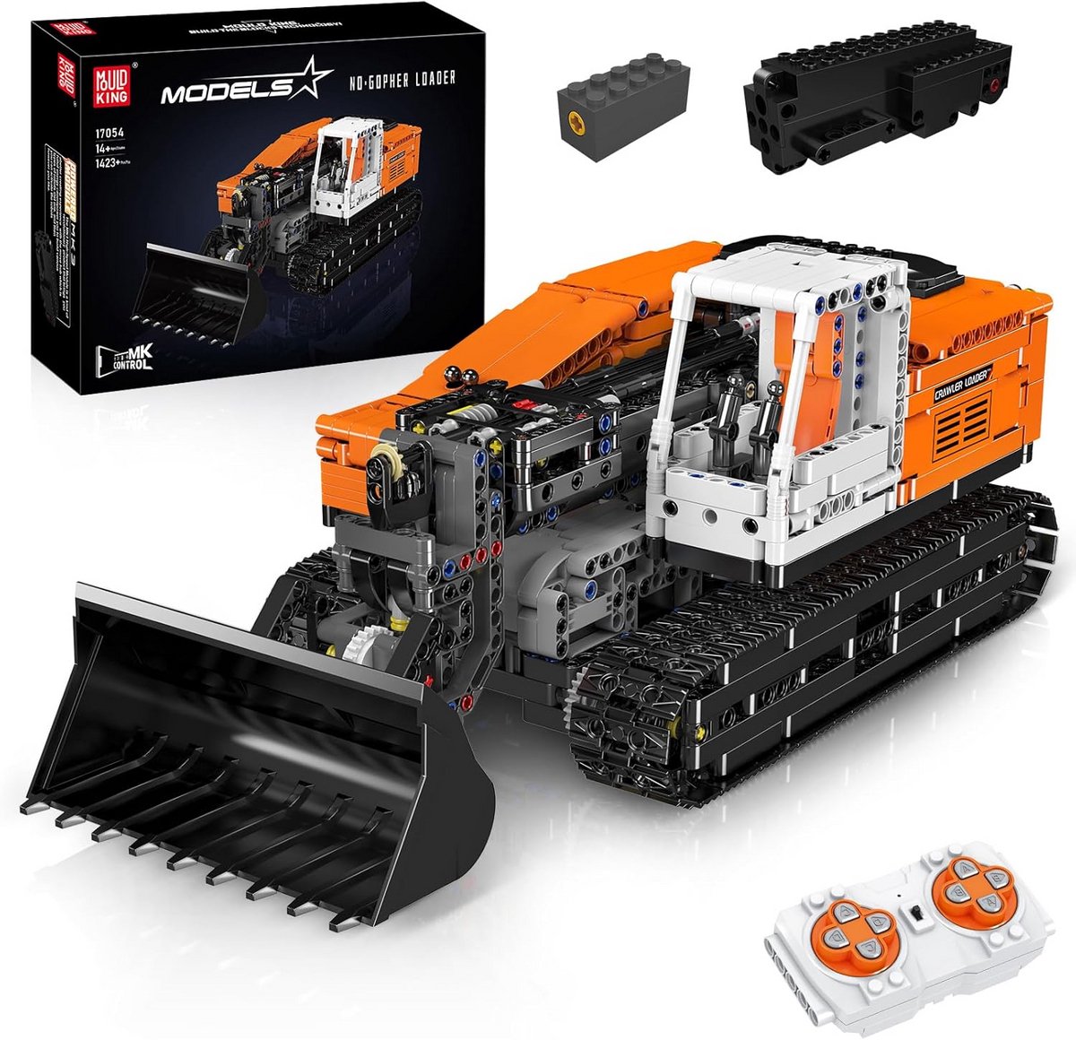 Technic Bouwsteentjes Bulldozer met Afstandsbediening en App - 1423 Delen