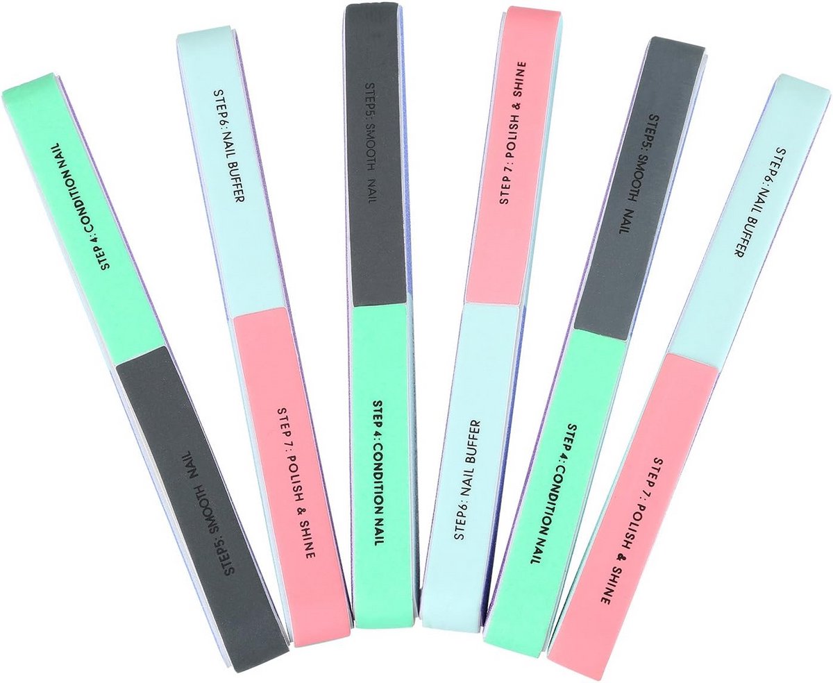 7-in-1 Nagelvijl en Buffer Set - Cosmetische Manicure Blok voor Natuurlijke en Kunstnagels