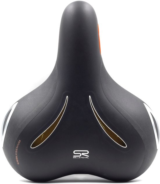 Selle Royal zadel Lookin Relaxed Stracciatella zwart