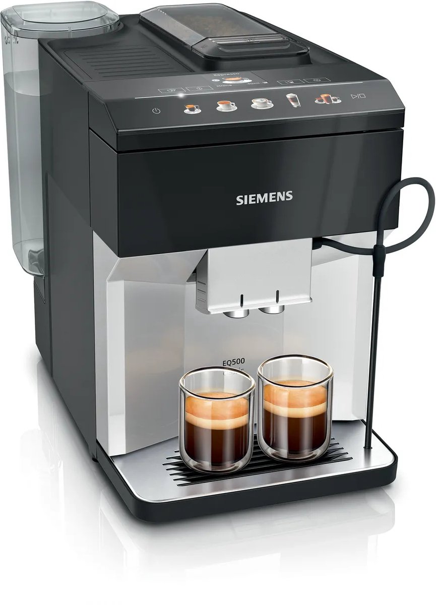 SIEMENS EQ.500 TP515R01 Volautomatische espressomachine Zilver
