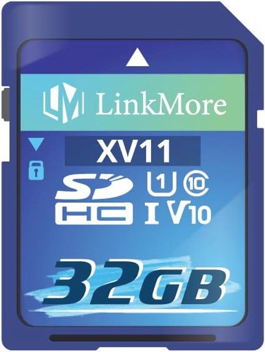 32 GB SD-kaart voor camera - SDXC UHS-I klasse 10 geheugenkaart met hoge leessnelheid