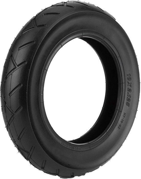 HAONAIMO Massieve E-scooterbanden – 10 X 2,5 Inch – 60/70-6.5 – Lekvrij, Onderhoudsvrij, Offroad Profiel – Voor Ninebot Max & Elektrische Steps