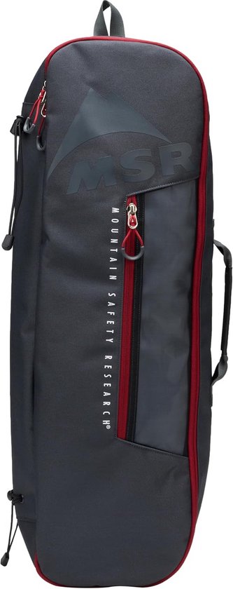 Msr Sneeuwschoenentas, draagtas voor het dragen, verpakken en opbergen van sneeuwschoenen, geschikt voor sneeuwschoenen tot 61 cm, zwart