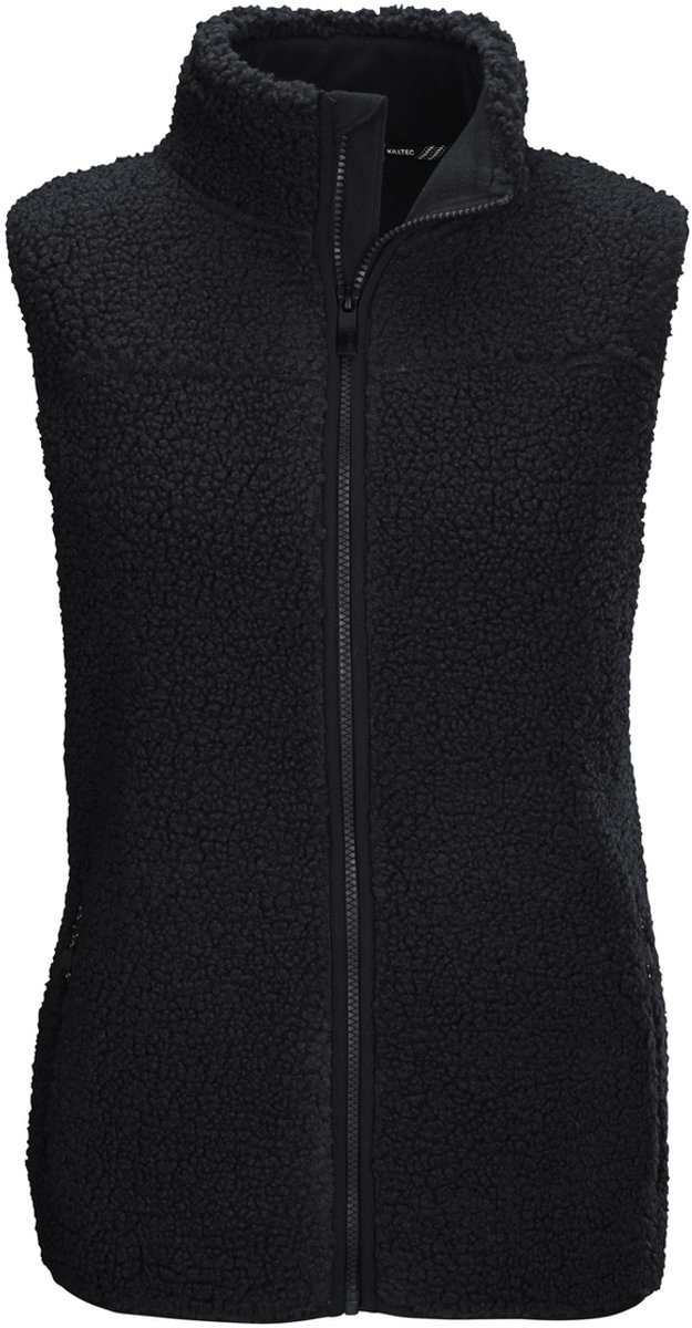 Killtec KOW 7 sherpa fleece bodywarmer dames Zwart