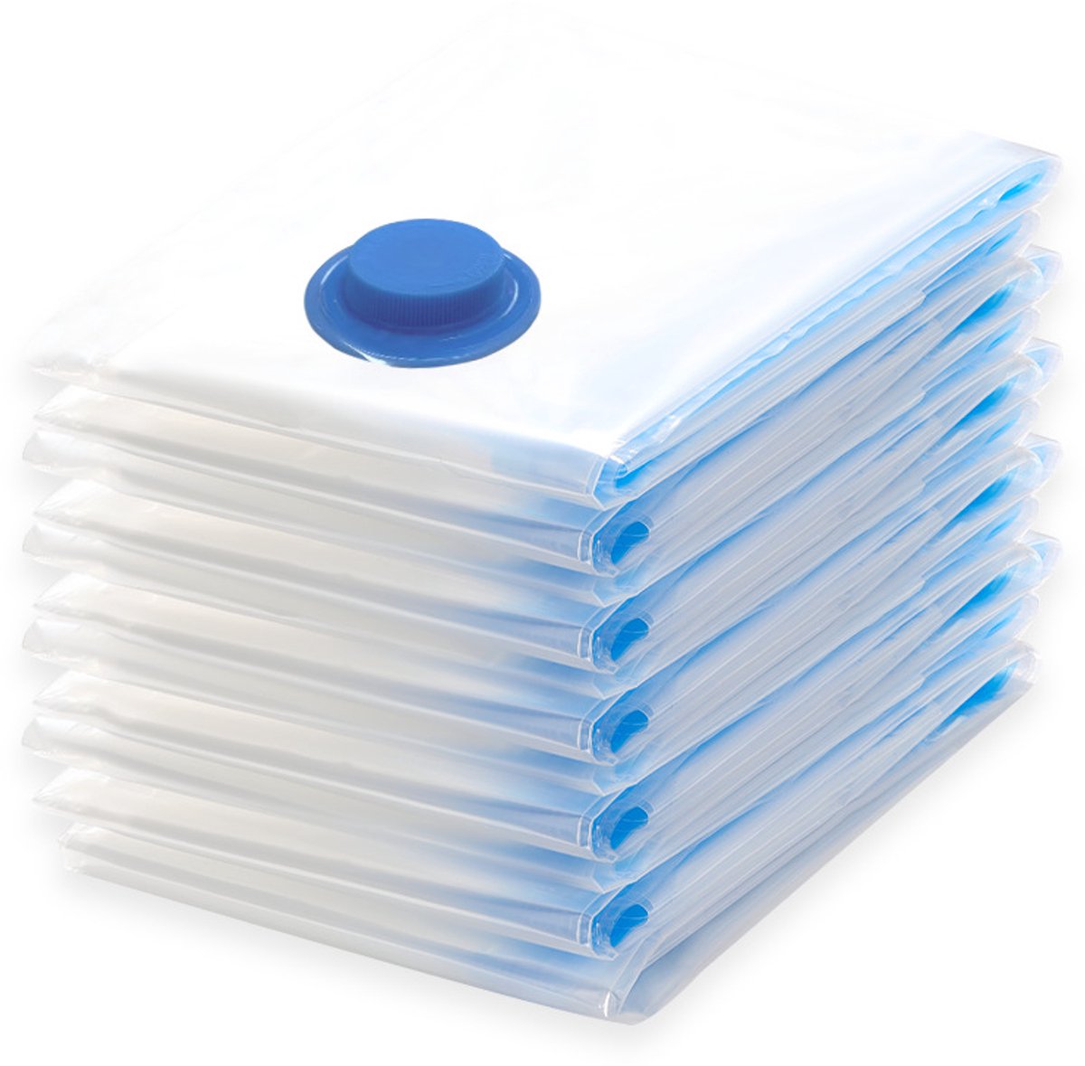 Vacuüm opbergzakken - 6 stuks - 100x70 cm - Transparant
