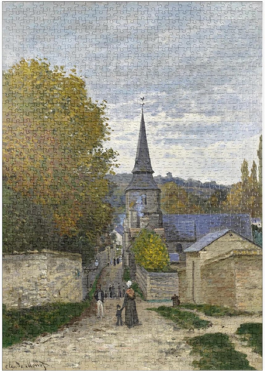 Puzzel 1000 Stukjes Meesterwerk Straat In Sainte-Adresse Schilderij