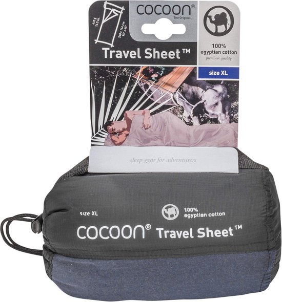 XL Katoenen Slaapzak Travel Sheet - Extra Ruimte en Comfort voor Reizen van Merkloos — afbeelding 2