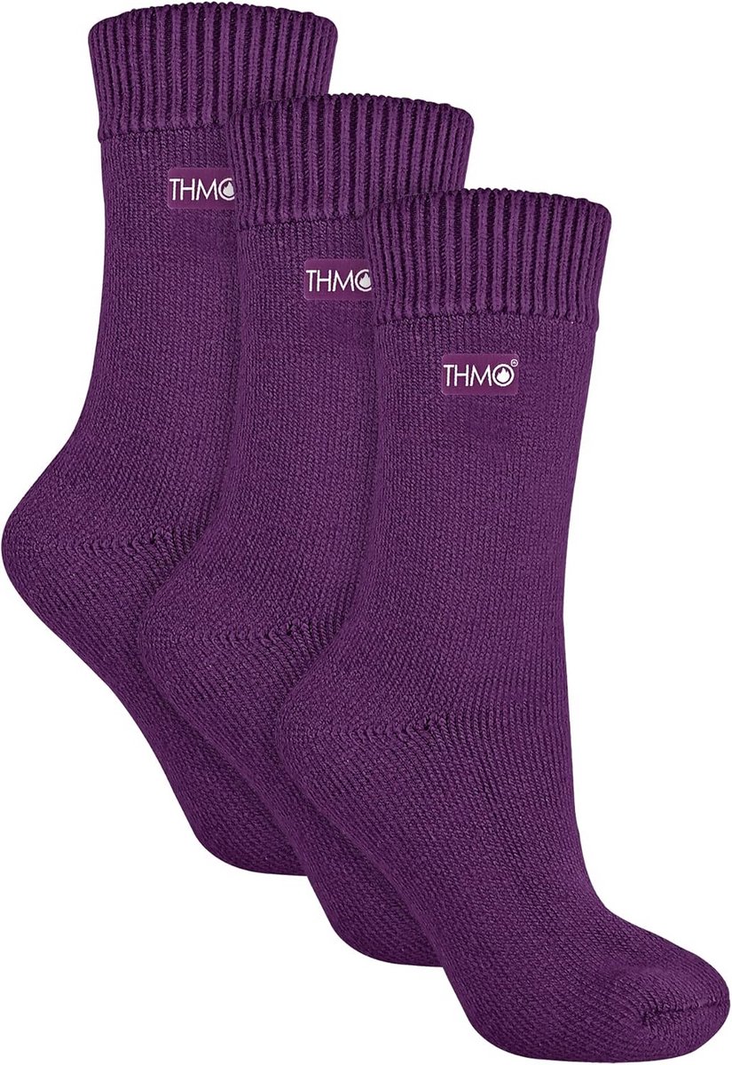 Dikke Dames Thermo Sokken Pack van 3 voor Wintercomfort en Warmte