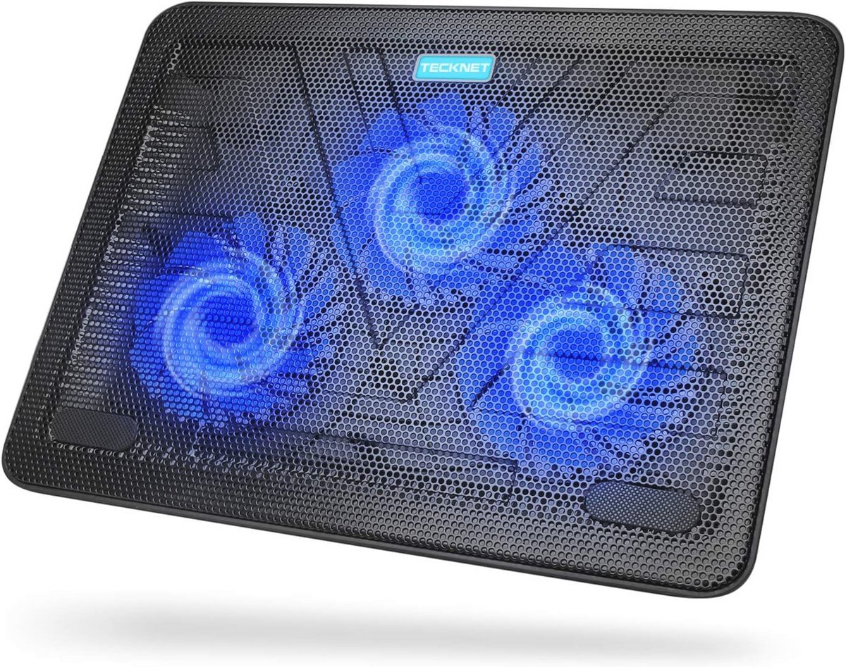 Laptop Koeler met Stil Ventilators tot 17 inch - Ergonomische Geventileerde Stand