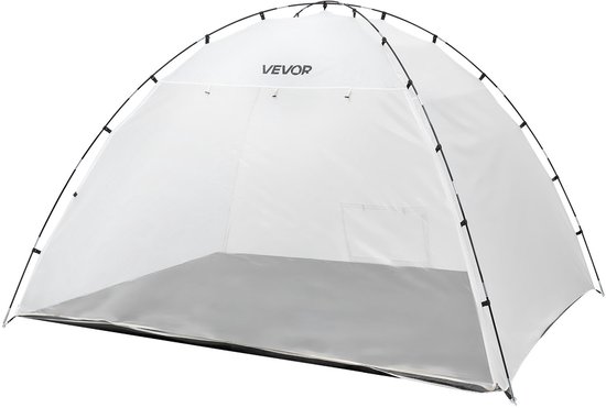 VEVOR Draagbare Spuitcabinetent (293x230x188 cm Werkoppervlak) Spuitcabinetent voor Spuitverven, Waterdichte Spuitcabine met Geïntegreerde Vloer en Oproldeur voor Kasten, Stoelen en Tafels van Merkloos — afbeelding 2