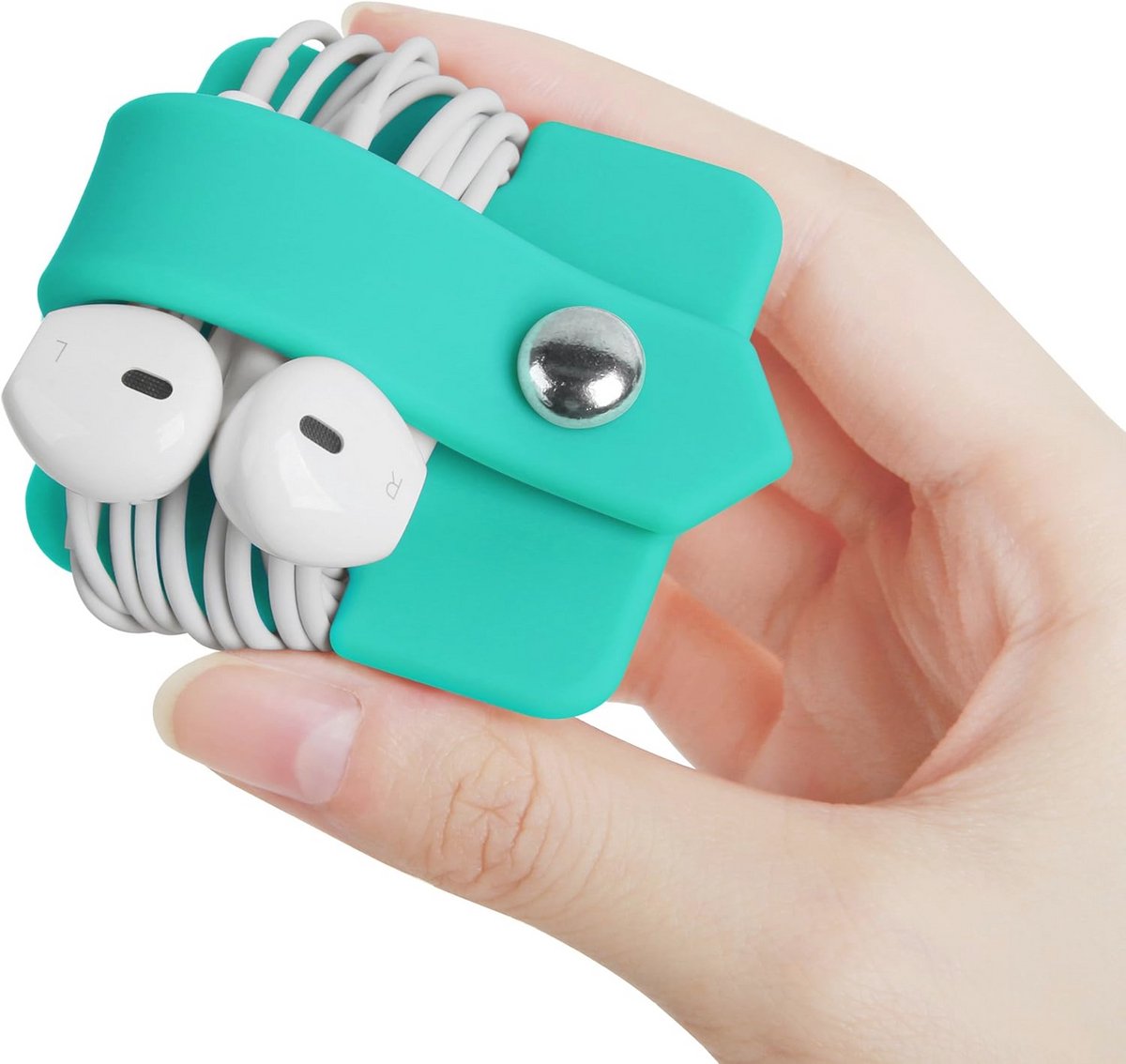 Kabel-organizer en hoofdtelefoonorganizer zonder klitten